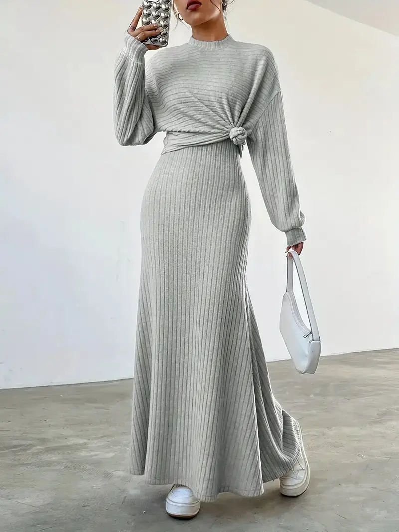 Women's Solid Color Tank Top and Fishtail Skirt Two-Piece Set, Spring and Summer Waist-Cinching Slimming Casual Outfit, Cross-Border Women's Clothing Wholesale — feature 10