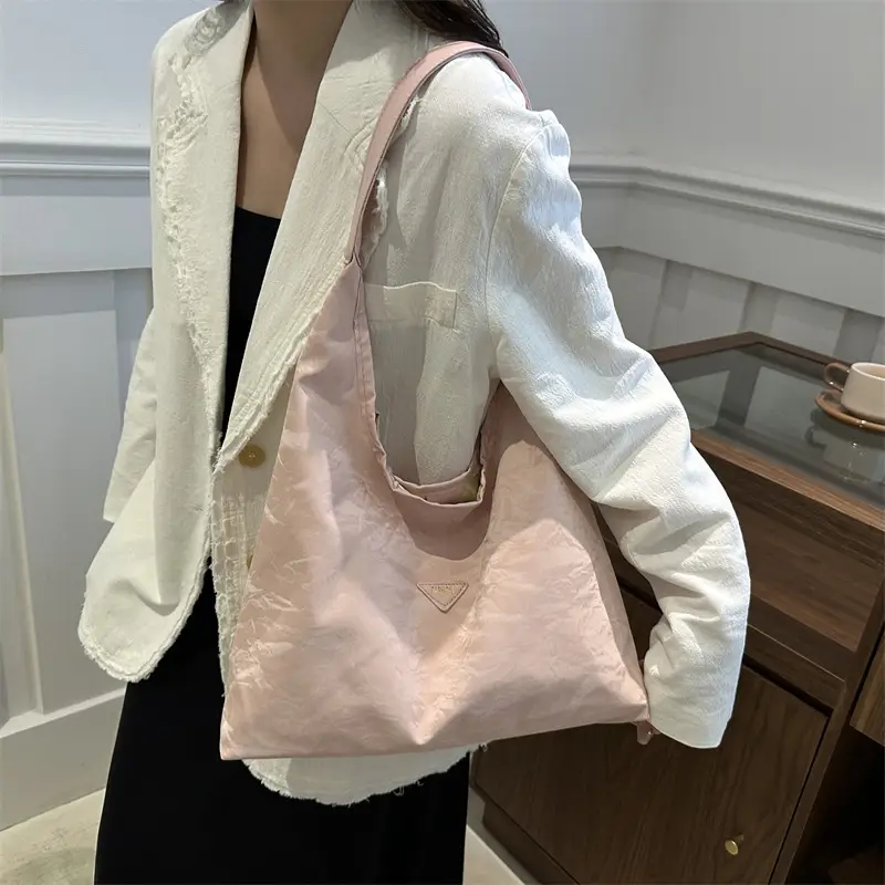 Women's Green Shoulder Tote Bag 2024 Autumn - Image 7