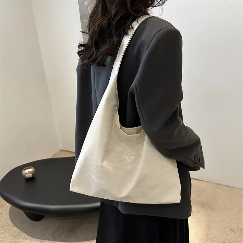 Women's Green Shoulder Tote Bag 2024 Autumn - Image 8