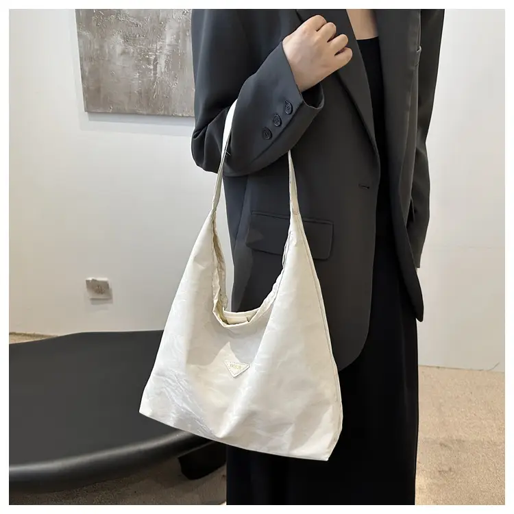 Women's Green Shoulder Tote Bag 2024 Autumn — feature 15