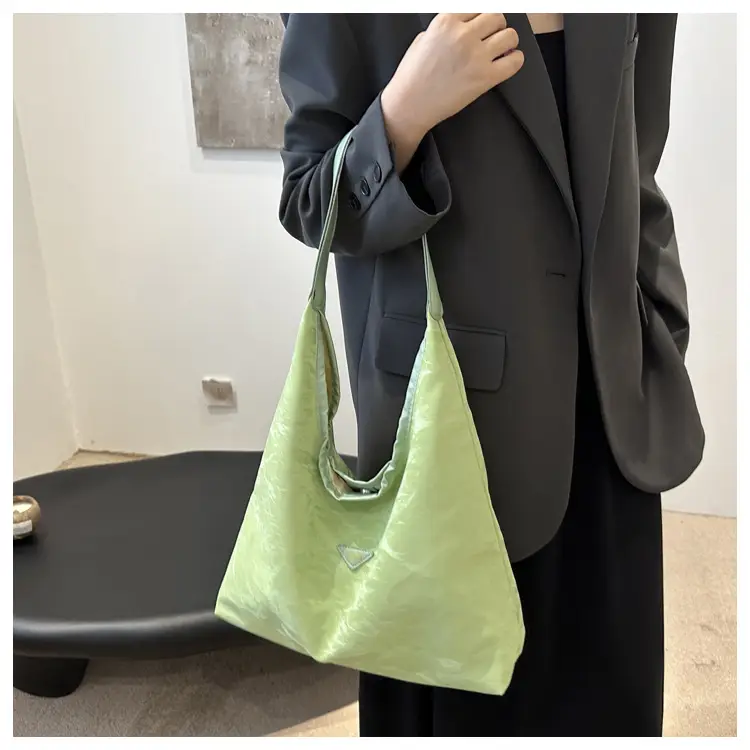 Women's Green Shoulder Tote Bag 2024 Autumn — feature 17