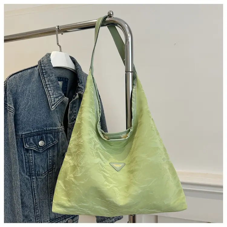 Women's Green Shoulder Tote Bag 2024 Autumn — feature 26