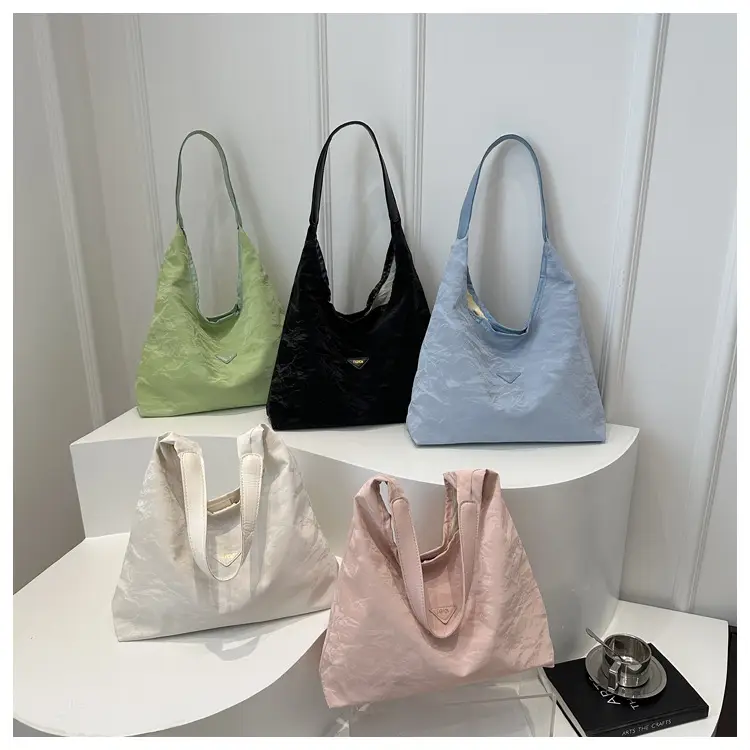 Women's Green Shoulder Tote Bag 2024 Autumn — feature 29