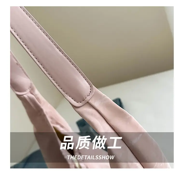 Women's Green Shoulder Tote Bag 2024 Autumn — feature 6