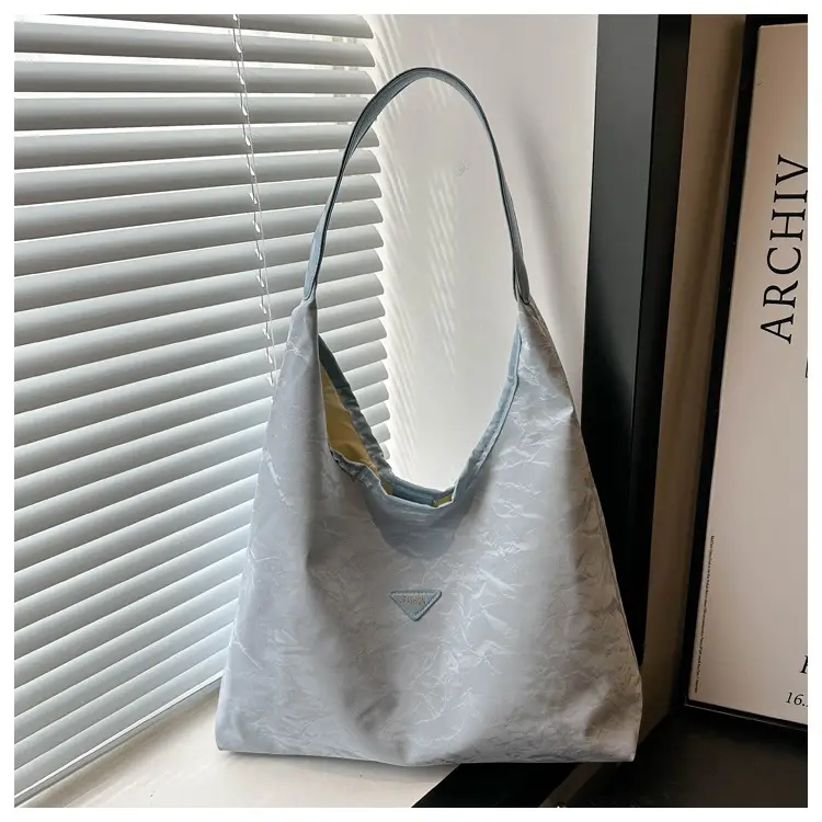 Women's Green Shoulder Tote Bag 2024 Autumn - Image 2