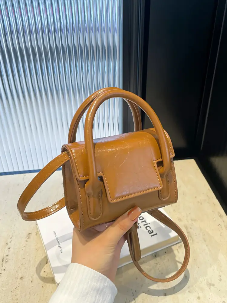 Red Leather Shoulder Messenger Bag for Women 2024 - Image 8