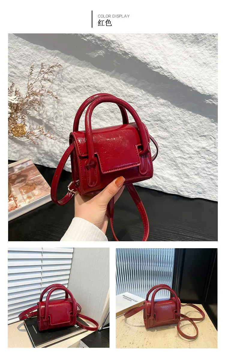 Red Leather Shoulder Messenger Bag for Women 2024 — feature 22