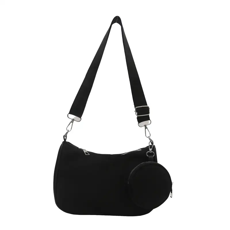 Black Nylon Underarm Bag for Women 2024 - Image 6