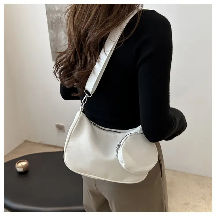 Black Nylon Underarm Bag for Women 2024 — feature 10