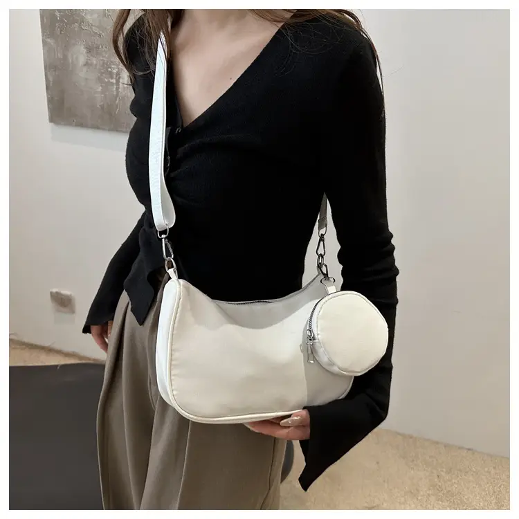 Black Nylon Underarm Bag for Women 2024 — feature 12