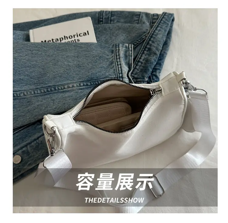 Black Nylon Underarm Bag for Women 2024 — feature 8