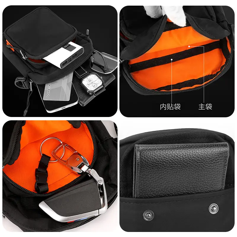 WEPOWER New Shoulder Bag Casual Fashion Crossbody Bag Sports Trendy Brand Wearing Belt Waist Bag - Image 8