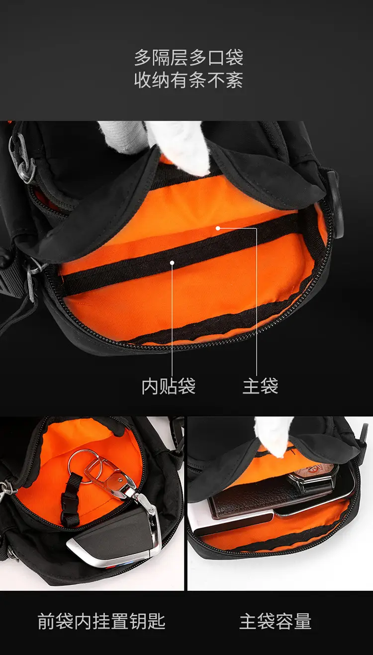 WEPOWER New Shoulder Bag Casual Fashion Crossbody Bag Sports Trendy Brand Wearing Belt Waist Bag — feature 10
