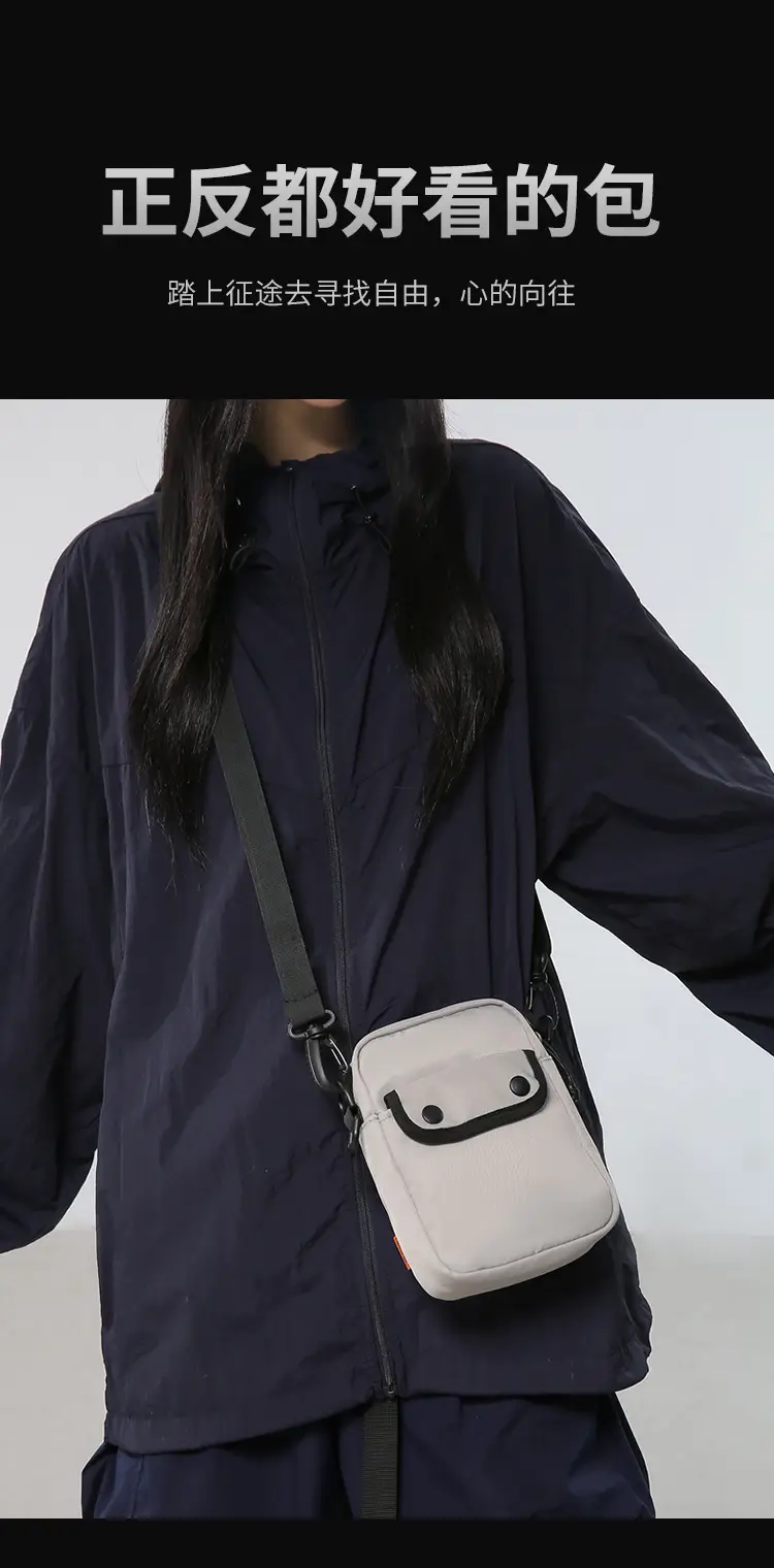 WEPOWER New Shoulder Bag Casual Fashion Crossbody Bag Sports Trendy Brand Wearing Belt Waist Bag — feature 11