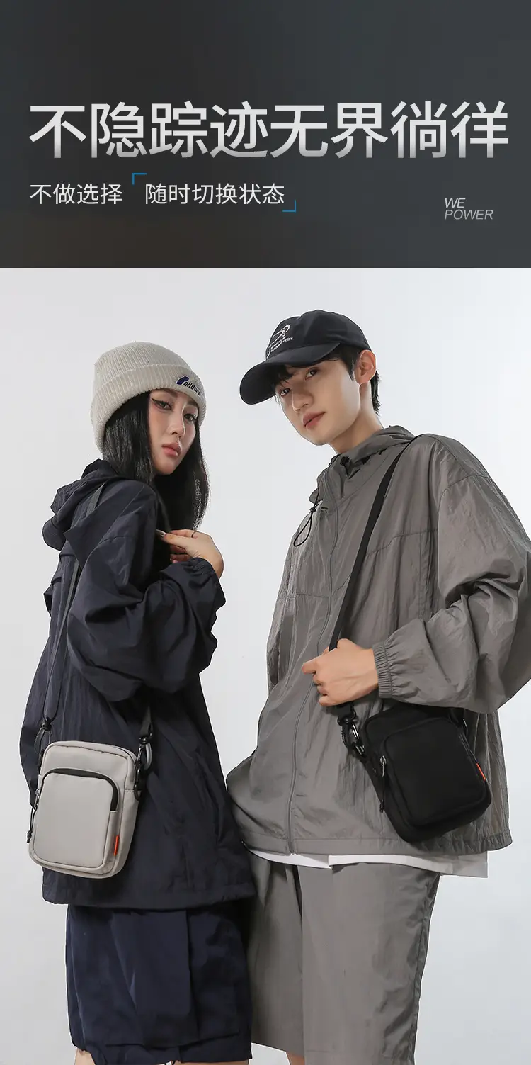 WEPOWER New Shoulder Bag Casual Fashion Crossbody Bag Sports Trendy Brand Wearing Belt Waist Bag — feature 2