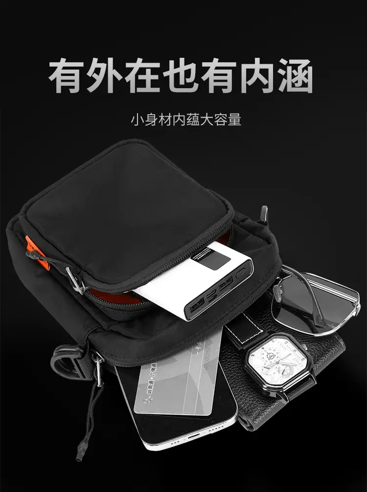 WEPOWER New Shoulder Bag Casual Fashion Crossbody Bag Sports Trendy Brand Wearing Belt Waist Bag — feature 8