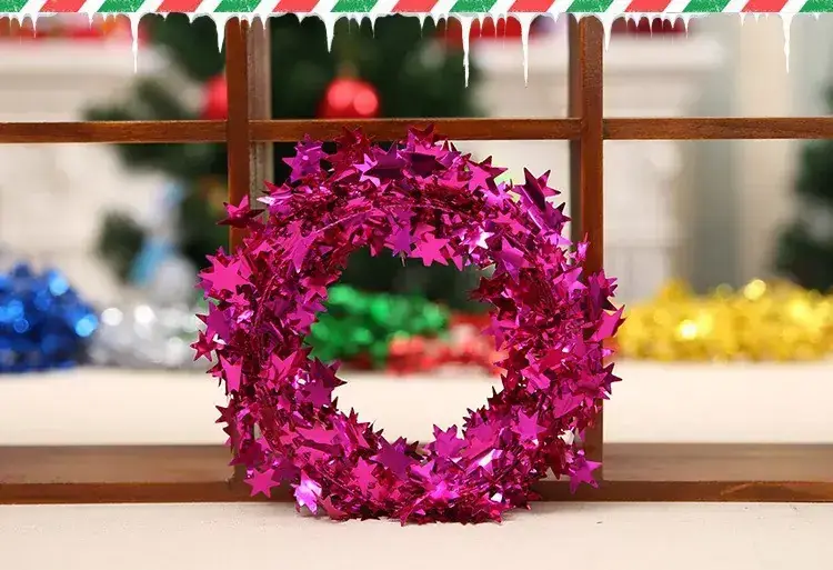7.5m Multicolor Christmas Wire Tree Decorations - Image 6