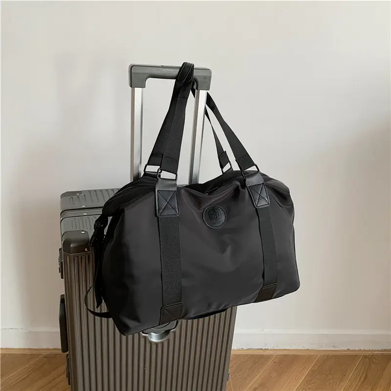 Men's Black Business Travel Suitcase Large Capacity