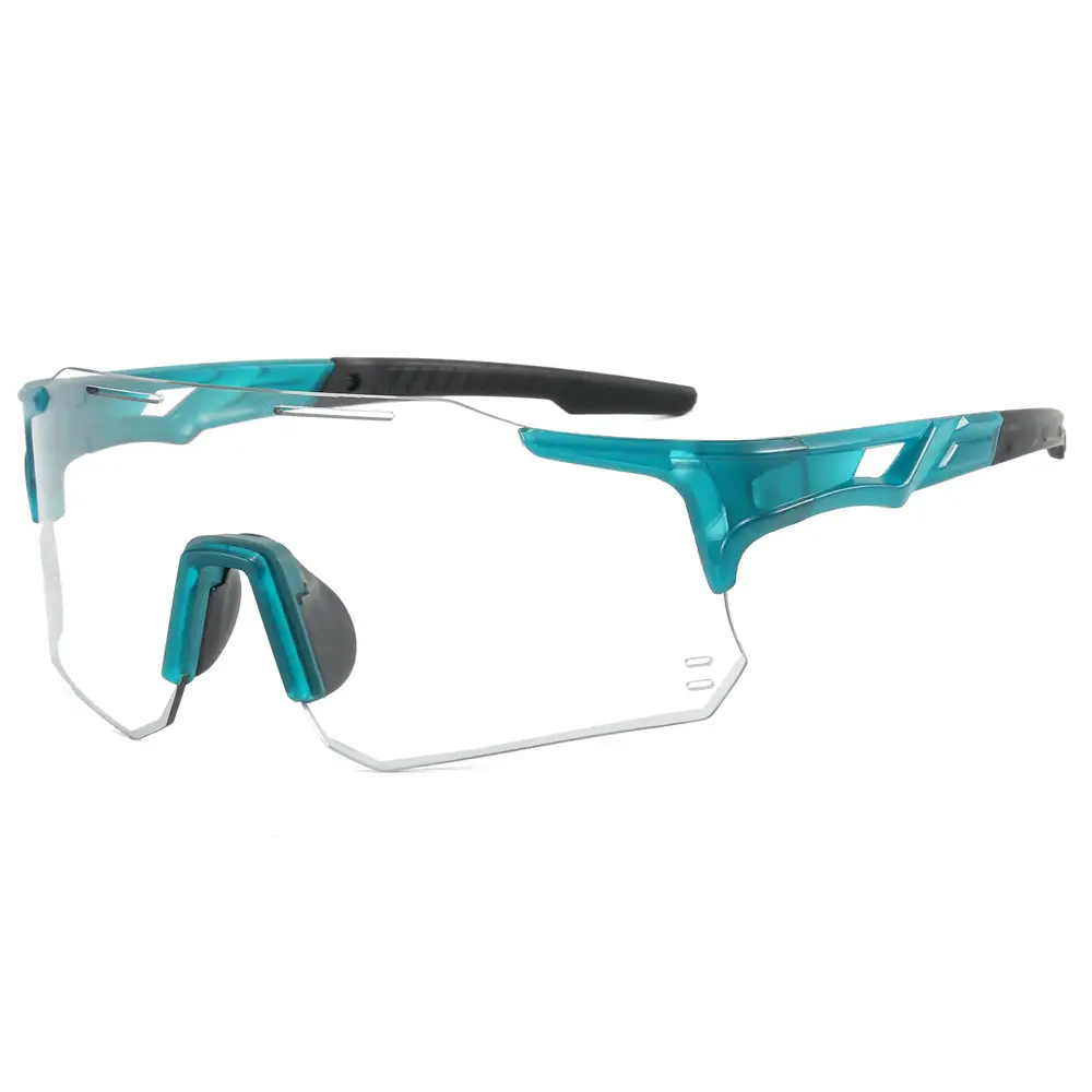 Men Women Windproof Color-Change Sunglasses Red Black - Image 20