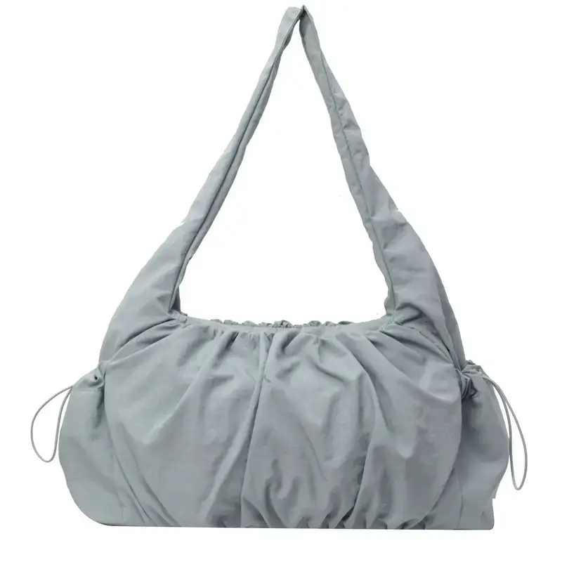 Women's Large Capacity Shoulder Bag Grey 2024 Spring Summer - Image 9
