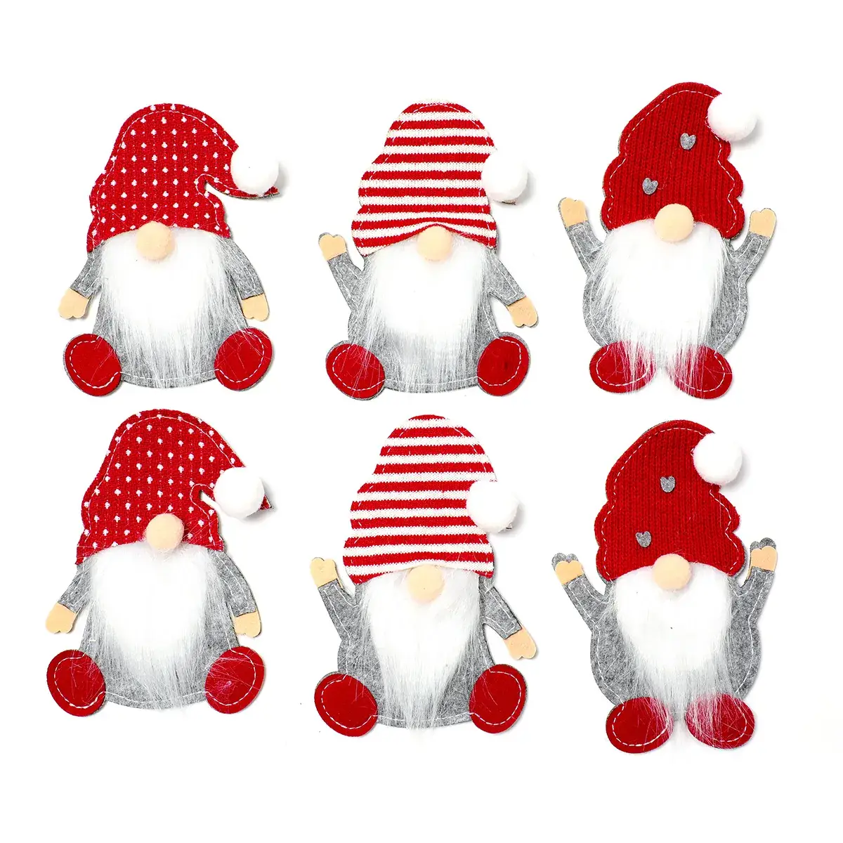 Rudolph Gnome Tableware Set Red White - Image 8