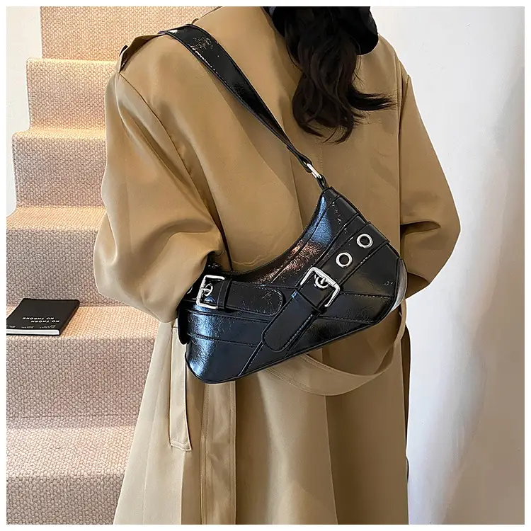 Vintage Brown Leather Shoulder Bag for Women — feature 17