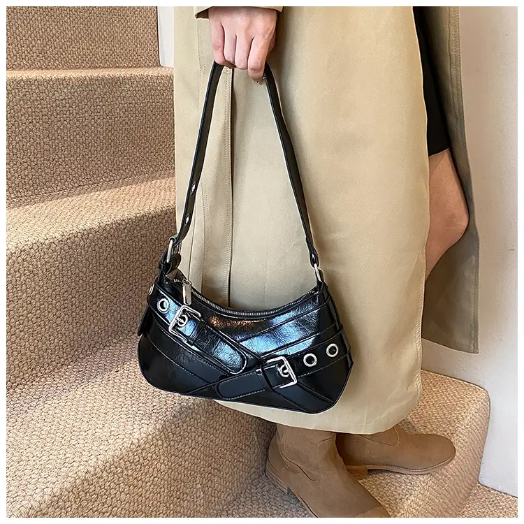 Vintage Brown Leather Shoulder Bag for Women — feature 22