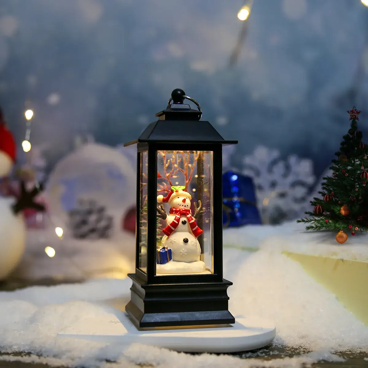 2024 Christmas Wind Lamp with Snowman Decor - Image 14