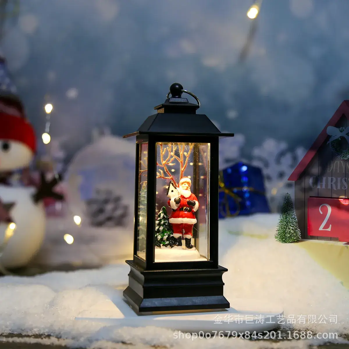 2024 Christmas Wind Lamp with Snowman Decor - Image 15