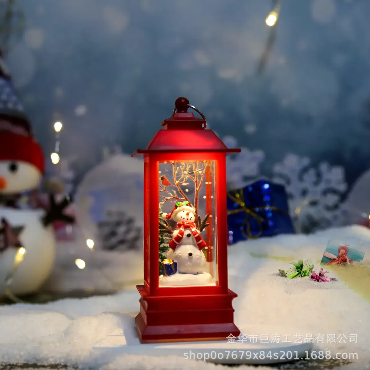 2024 Christmas Wind Lamp with Snowman Decor - Image 7