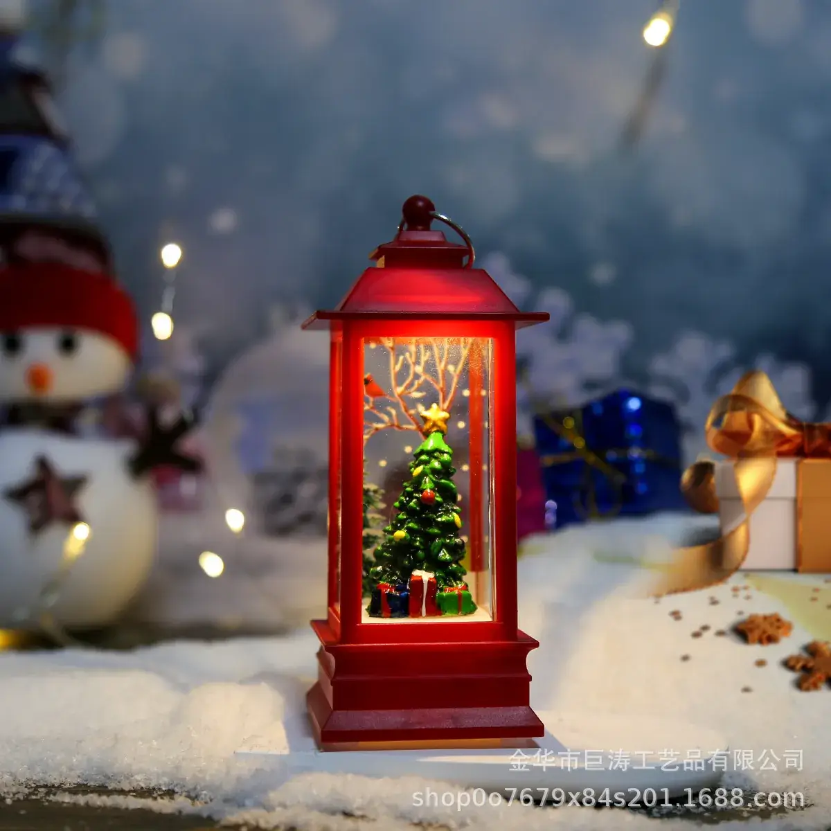 2024 Christmas Wind Lamp with Snowman Decor - Image 8