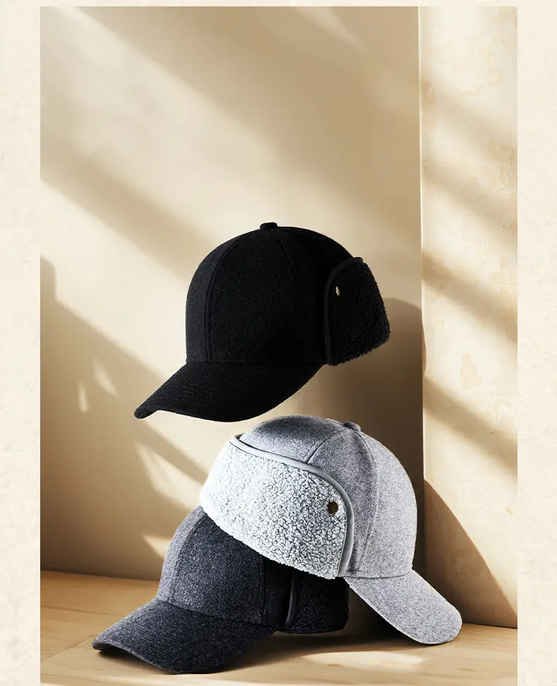 Winter Wool Cap for Men with Ear Protection — feature 15