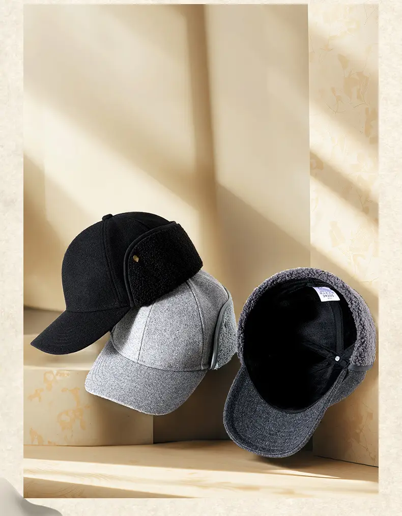 Winter Wool Cap for Men with Ear Protection — feature 18