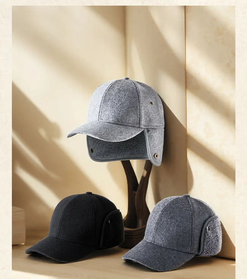 Winter Wool Cap for Men with Ear Protection — feature 24
