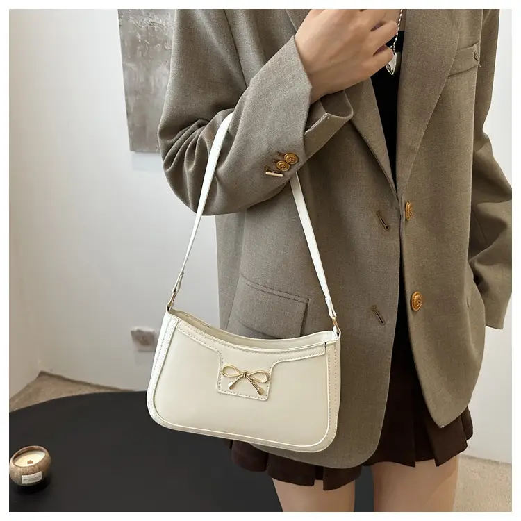 Women's Pink Bow Shoulder Bag 2024 New — feature 10