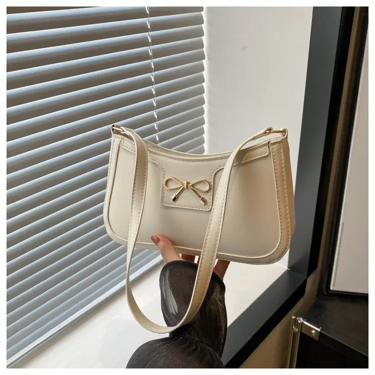 Women's Pink Bow Shoulder Bag 2024 New - Image 2