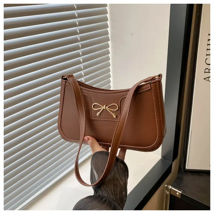 Women's Pink Bow Shoulder Bag 2024 New - Image 3