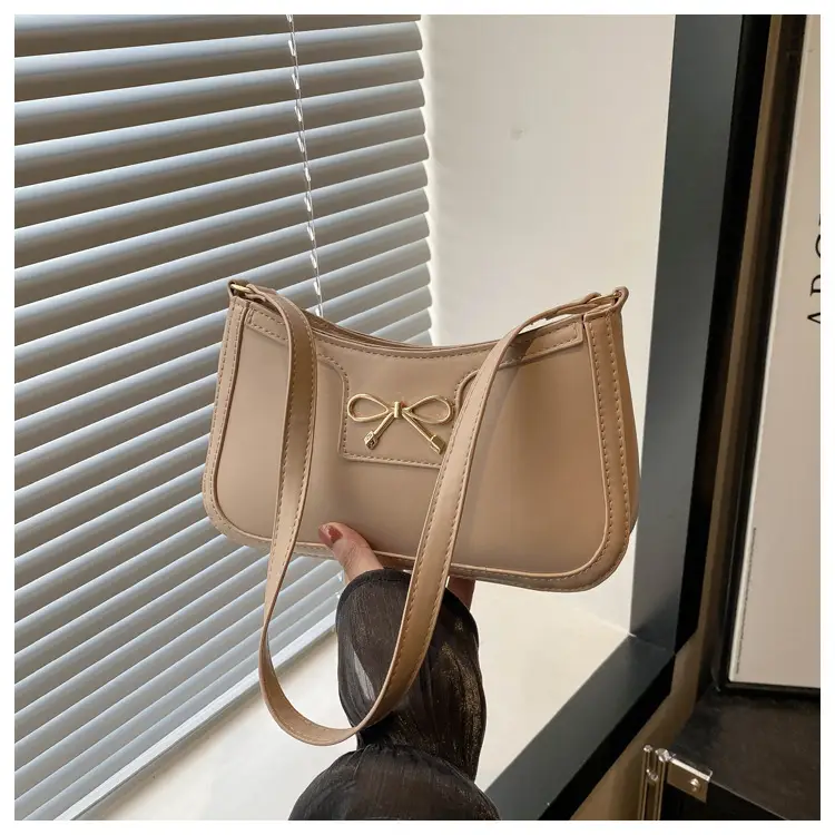 Women's Pink Bow Shoulder Bag 2024 New - Image 4