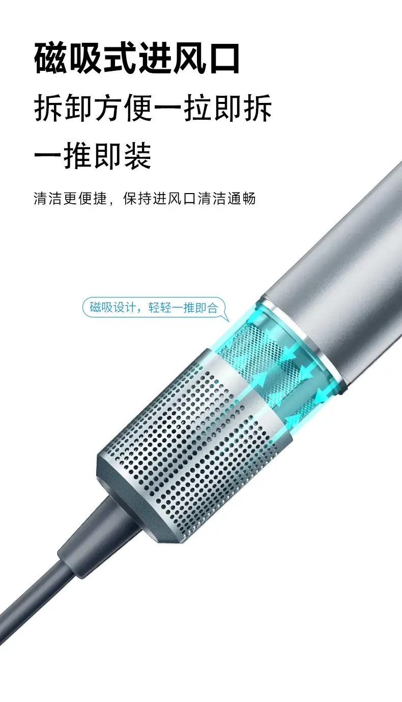 Huaqiangbei Bladeless Hair Dryer 1mg Negative Ion 20cm — feature 15