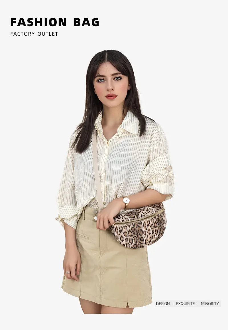 Women's Leopard Print Dot Crossbody Bag — feature 1