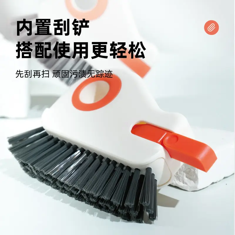 Two-in-one window cleaning brush window dead angle brush groove cleaning tool small brush window sill gap brush