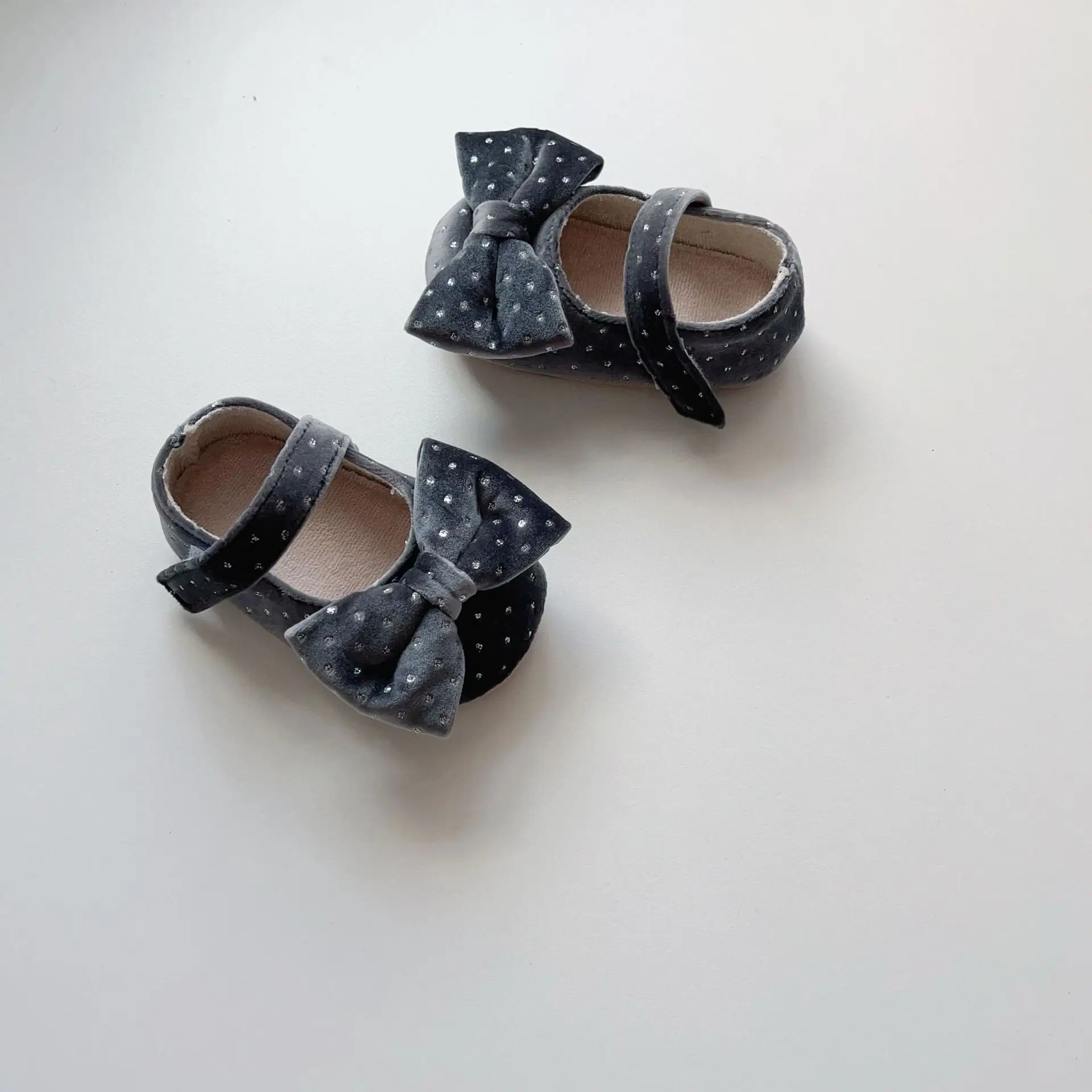 Baby Bow Bowties Soft Velvet Shoes Winter Anti-Slip - Image 6