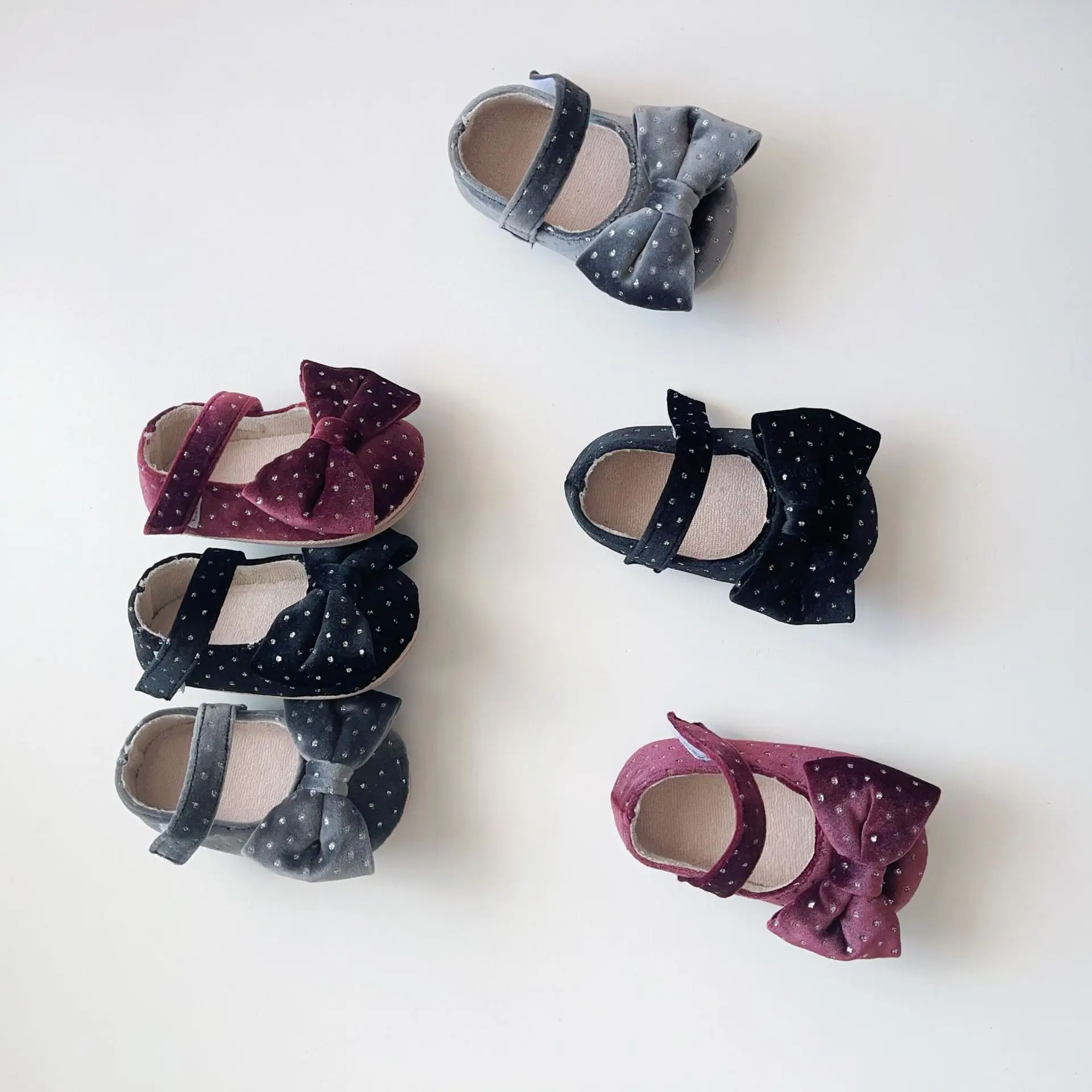 Baby Bow Bowties Soft Velvet Shoes Winter Anti-Slip β feature 11