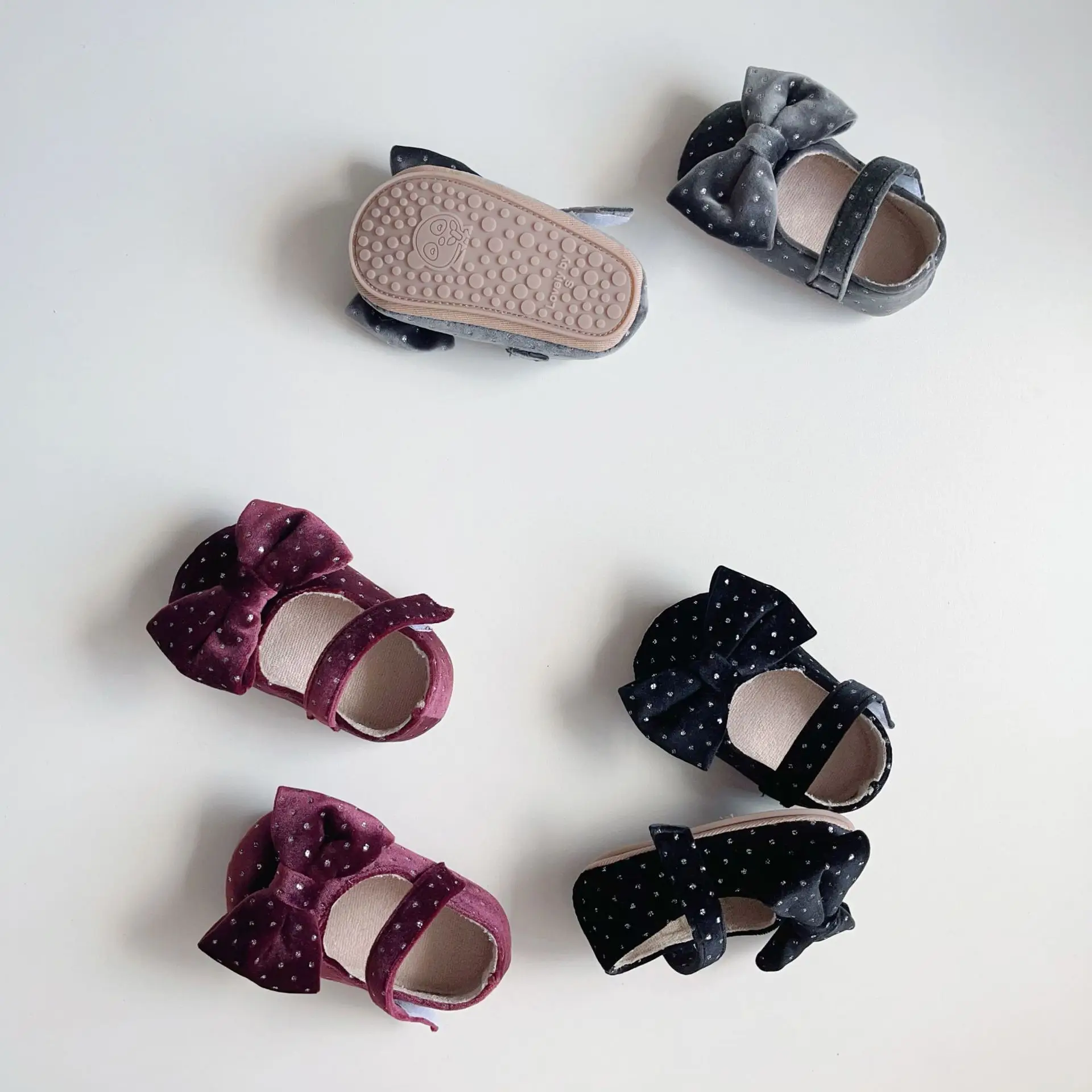 Baby Bow Bowties Soft Velvet Shoes Winter Anti-Slip β feature 12