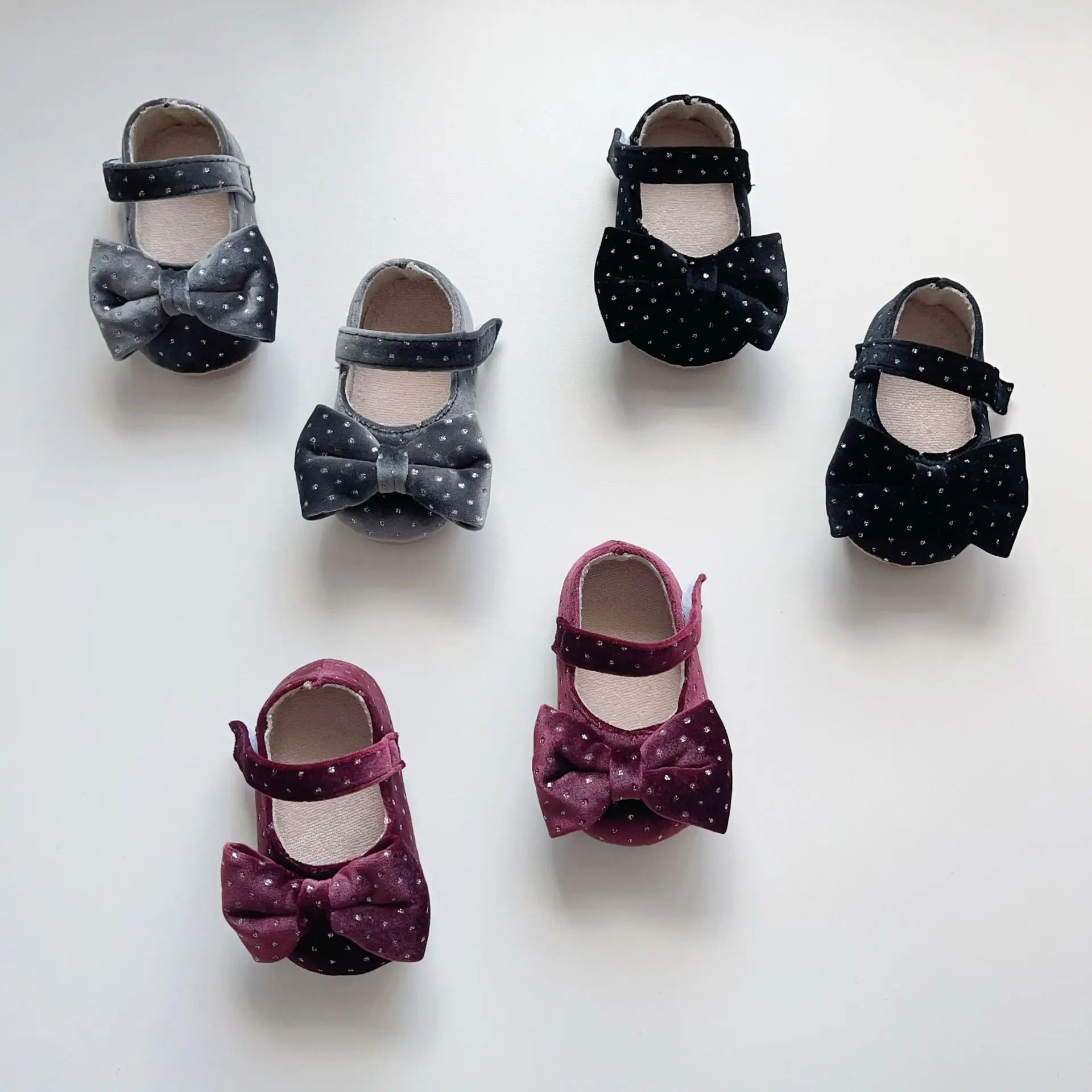 Baby Bow Bowties Soft Velvet Shoes Winter Anti-Slip β feature 13