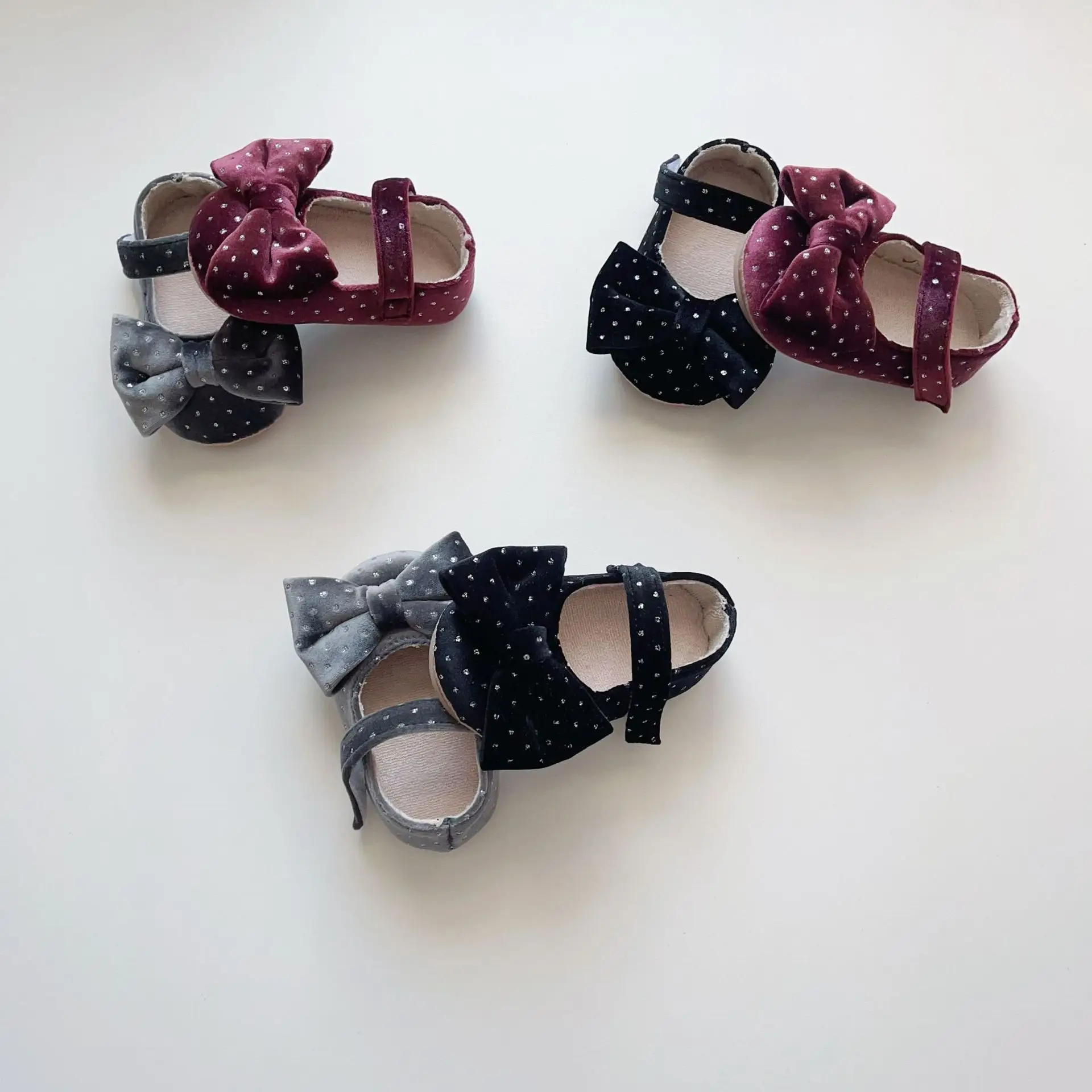 Baby Bow Bowties Soft Velvet Shoes Winter Anti-Slip β feature 15