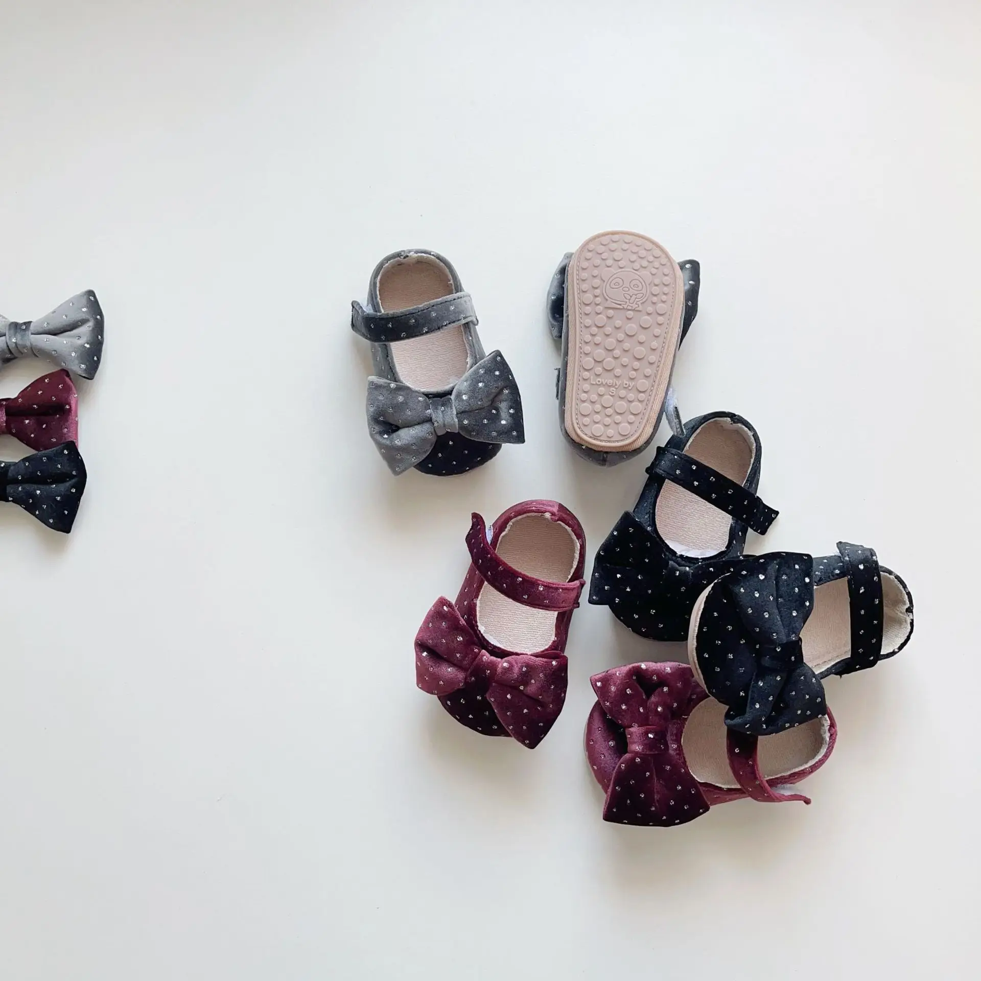 Baby Bow Bowties Soft Velvet Shoes Winter Anti-Slip β feature 19