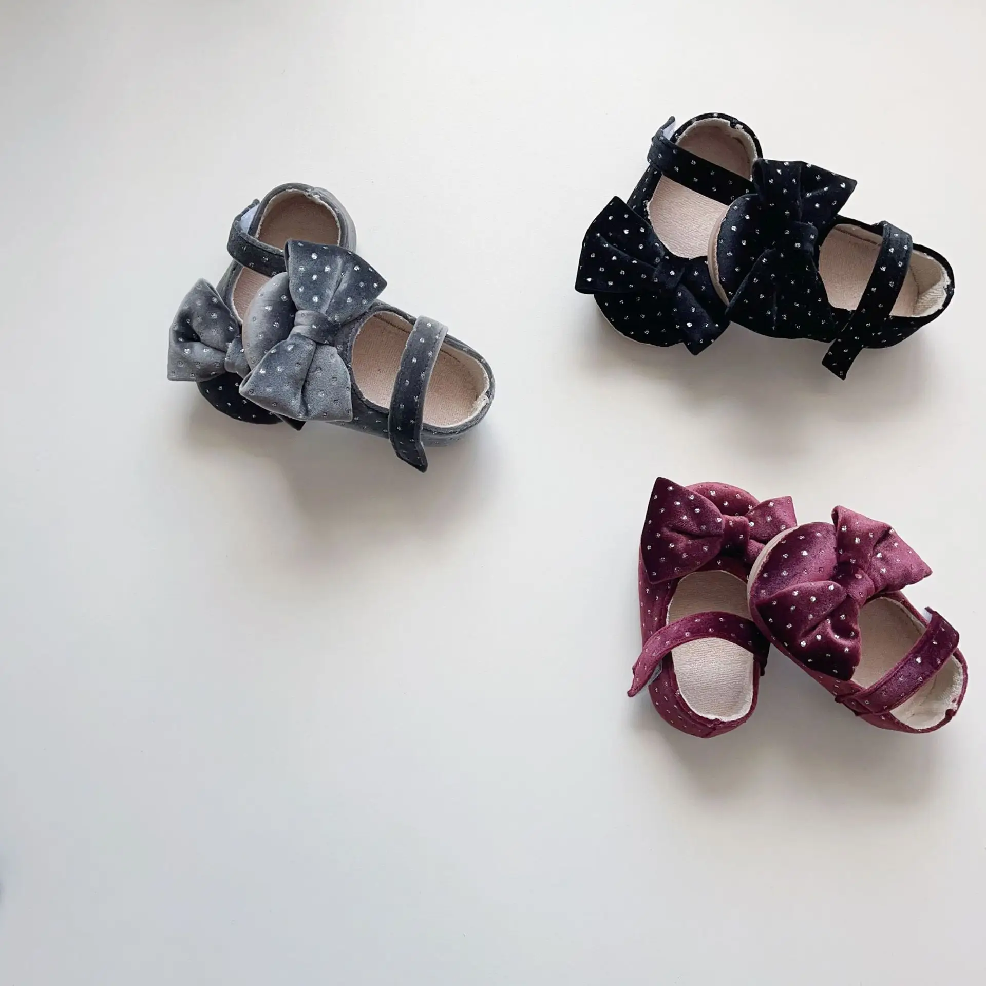 Baby Bow Bowties Soft Velvet Shoes Winter Anti-Slip β feature 3