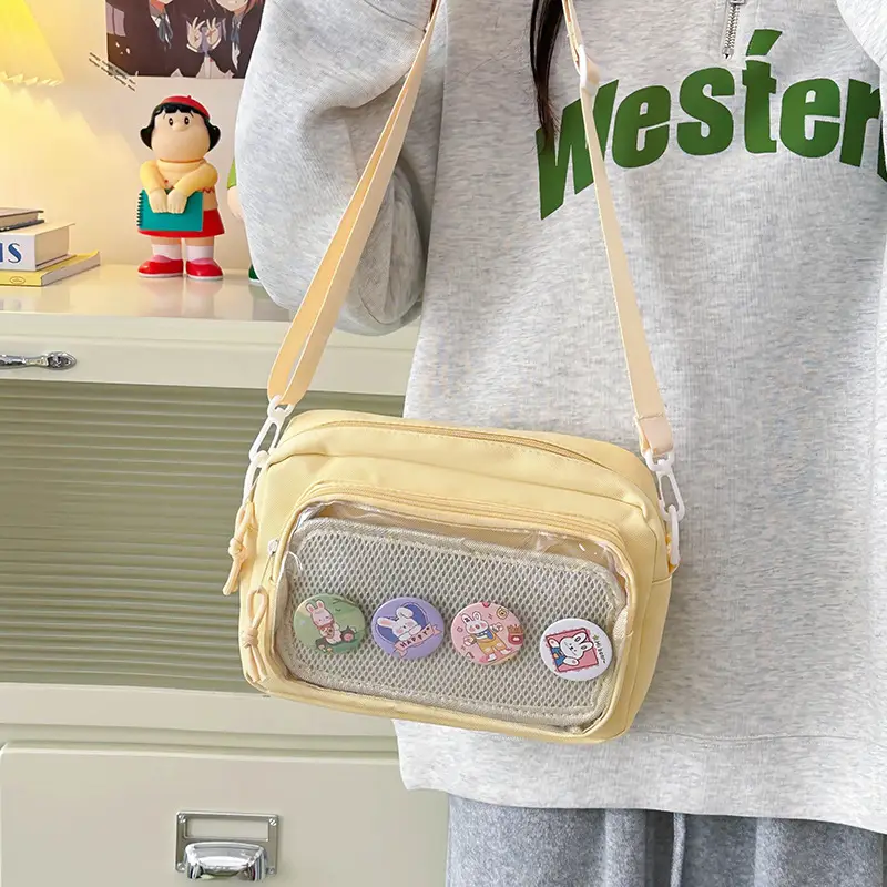 Trendy Mesh Doll Shoulder Bag for Girls - Image 12