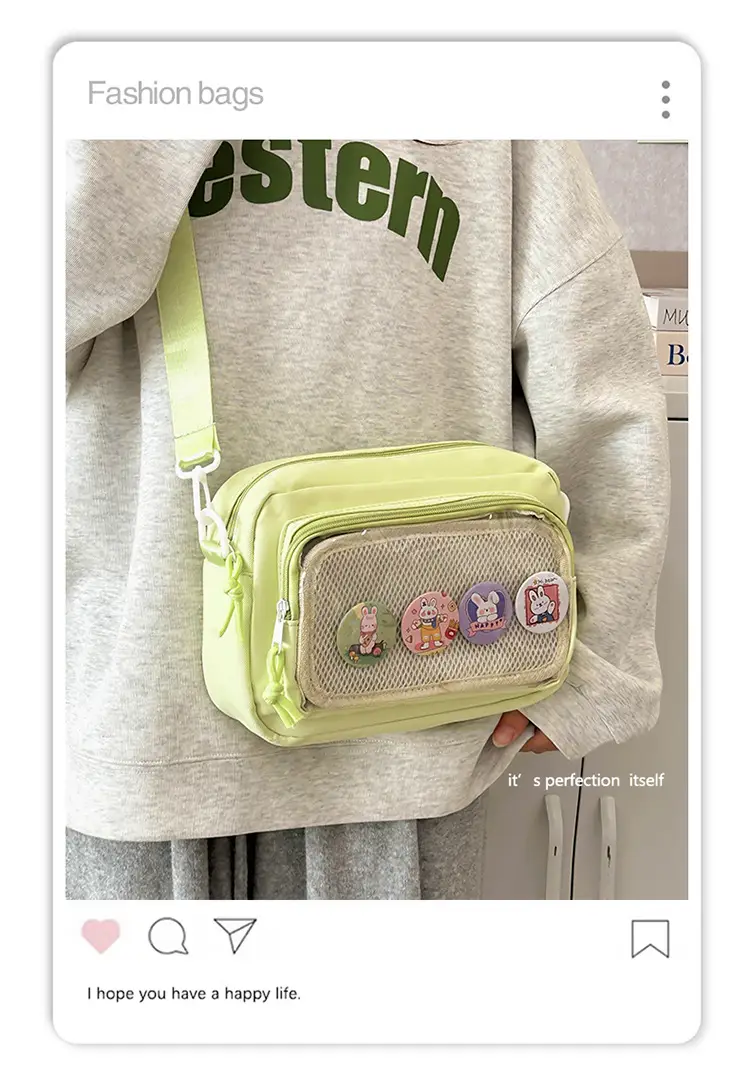 Trendy Mesh Doll Shoulder Bag for Girls — feature 1